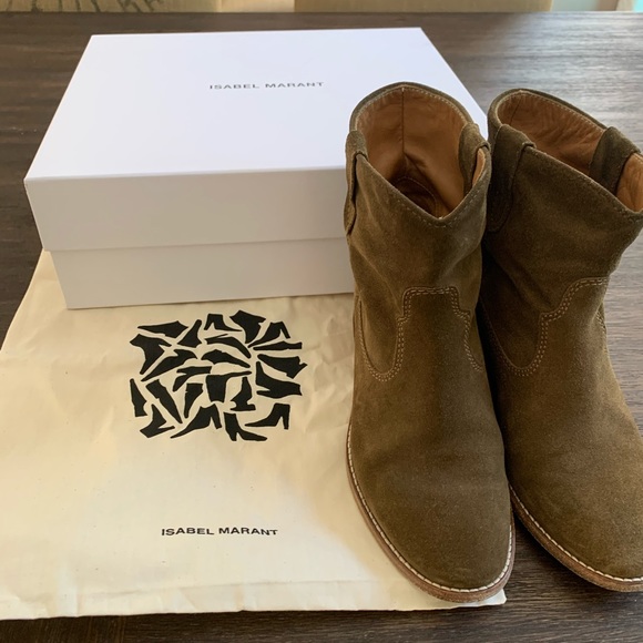 Isabel Marant Crisi Suede Bootie Size 6 - Picture 7 of 9